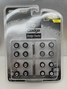 DODGE 1:64 GreenLight WHEEL TIRE AXEL Truck 4x4 Custom BUILDS PARTS LOT 1st Gen - Picture 1 of 1