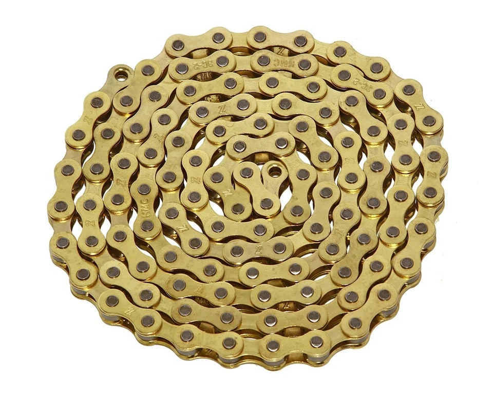 KMC BRAND Single Speed Bicycle Chain 1/2" x 1/8" x 112L Cruiser BMX FIXIE MTB  - Image 1 of 1