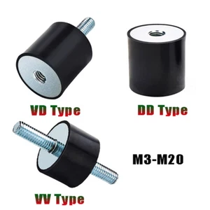 Buffer Rubber Foot Mount Anti Vibration Damper M3 M4 M5 M6 M8 M10 M12 M16 M20 - Picture 1 of 11