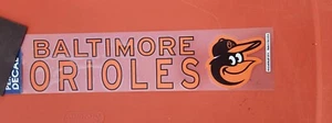 Baltimore Orioles Auto Windshield Decal [NEW] MLB Car Wind Shield Sticker Emblem - Picture 1 of 1