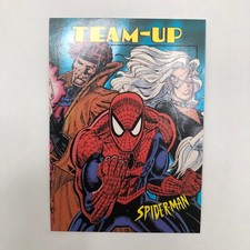 Marvel Comics Spider-Man Black Cat Gambit Team-Ups 1997 Fleer Trading Card # 46