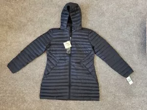 Abrigo chaqueta con capucha 32° Heat Puffer Soft Shell negro acolchado para mujer grande y mediano - Imagen 1 de 19