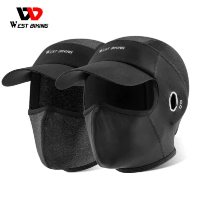 Summer Cycling Cap Face Mask Shield Breathable Ice Silk Sun Sports Hat Headwear - Image 1 of 4