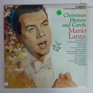 Mario Lanza Christmas Hymns and Carols Vinyl LP Record Album - Picture 1 of 2