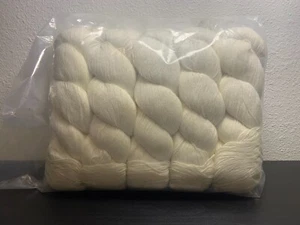 Rooster Yarn Premium Silk Sock Yarn Merino Undyed, 10 Skeins 100g each - Picture 1 of 6