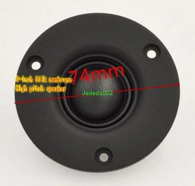 1pcs Tweeter 3"inch 6ohm 20W Cupola Pellicola Seta 74mm Pannello Altoparlante Altoparlante - Immagine 1 di 4