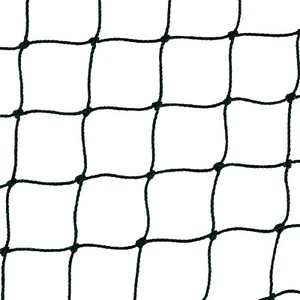 Volierennetz 6 m x 14 m Masche 3 cm schwarz Volieren Hühnerauslauf Vogelschutz - Bild 1 von 1