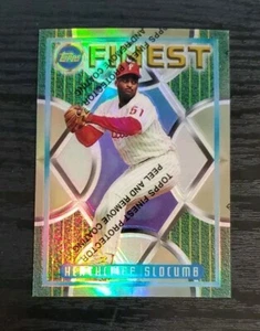 1995 Topps Finest Refractor #264 Heathcliff Slocumb - Picture 1 of 2
