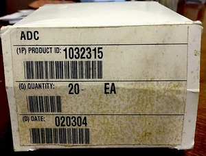 ADC BNC CJ2011N Video Panel Jack New Patch Bay 1032315 - Picture 1 of 6