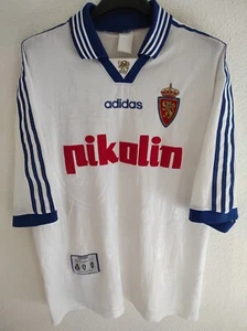 REAL ZARAGOZA 1997-1998 Pikolin camiseta shirt trikot maillot maglia L - Picture 1 of 5