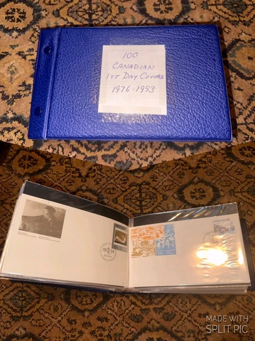 CANADA COLLECTION OF 100 FIRST DAY COVERS IN FOLDER Cover
