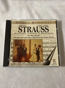Classical Masterpieces Johann Strauss 1825-1899 Waltzes, Polkas & Marches - Picture 1 of 2