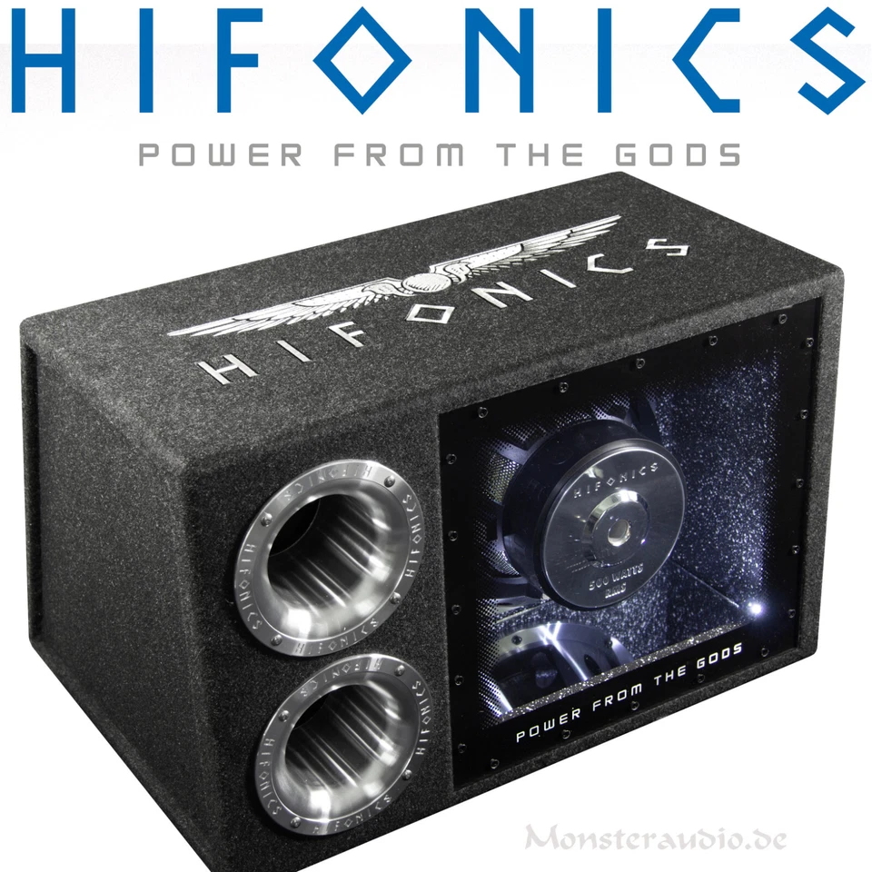 Hifonics Atlas 1000 Watt 30cm Bandpass Subwoofer ATL-12BPS Auto Bassbox - Bild 1 von 3