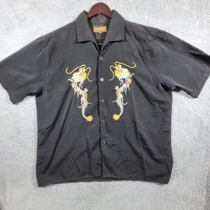 Dragonfly Clothing Co. VINTAGE MENS XL SHIRT Y2K SKATER BOWLING MARTIAL ARTS - Picture 1 of 6