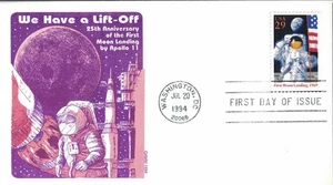 1994 FDC, #2841a, 29c First Moon Landing, GAMM - Picture 1 of 1