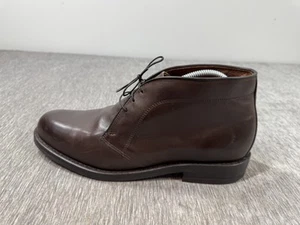 Allen Edmonds Malvern Zapatos Para Hombres Talla 9.5 Marrón Cuero Botas Chukka Hechas en EE. UU. - Imagen 1 de 12