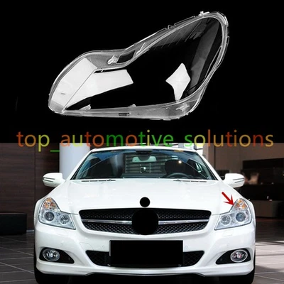 Lente de faro lateral izquierdo carcasa transparente + pegamento para Mercedes-Benz Clase SL 2009-2012 Foto 1 de 4