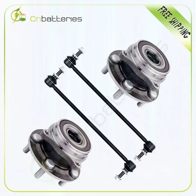 4x Front Wheel Hub & Bearing Sway Bar Link For Toyota Prius PLUG-IN Lexus CT200h - Image 1 of 4