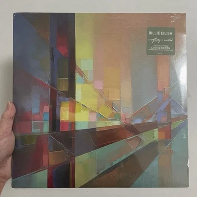 Billie Eilish Everything I Wanted Urban Outfitters Etched Yellow Vinyl Single - Image 1 of 2