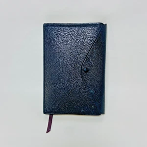 Vintage Holman NAS Bible Black Top Grain Cowhide Snap Closure 1975 Concordance - Picture 1 of 15
