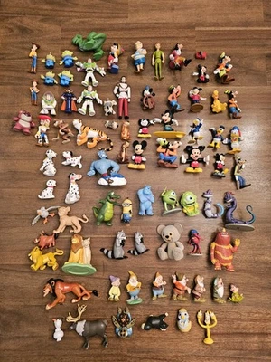 Lot 70+ Disney PVC Cake Toppers Figures Mickey Toy Story Monsters Inc. Lion King - Image 1 of 4