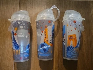 Universal Studios Freestyle Vaso Souvenir Taza Recargable Coca-Cola Lote De 3 - Imagen 1 de 2