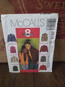 Jacke Mantel Weste Mädchen 7 8 10 McCalls 2918 Schnittmuster Denim Fleece SCHNITT leicht - Bild 1 von 3