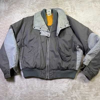 VTG 70s 80s CIAO Sportswear Made In Italy Boxy Fit Bomber Jacket Sz 36 Look - Image 1 of 4
