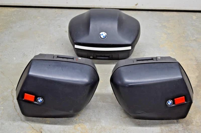 Juego de equipaje OEM BMW R1100 R1150 bolsa de sillín alforjas estuche superior maletero con llave RT Foto 1 de 4