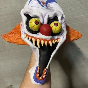 Ostern Unlimited Fun World Killer Clown Maske hydraulisch gewölbte Augen Halloween - Bild 1 von 11