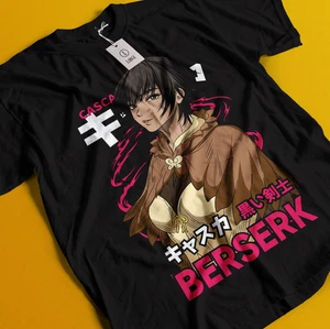 Berserk T-Shirt Casca Shirt Guts Tshirt Griffith Tee Warrior Anime Manga Farnese - Picture 1 of 6