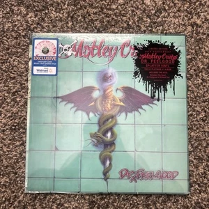 Motley Crue Dr Feelgood 35th Anniversary Red White Splatter Vinyl 3D Lenticular - Picture 1 of 9