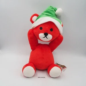Control Bear Red MC0304 Plush 12" Large Furyu Hat Stuffed TAG Toy Doll Japan - Picture 1 of 9