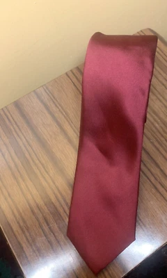 Corbata para hombre Alfani mezcla de seda borgoña guardián/lazo Foto 1 de 4