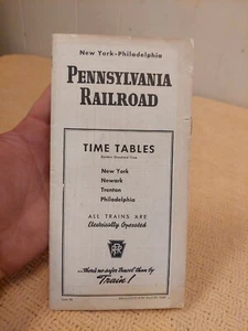 1948 PRR PENNSYLVANIA EISENBAHN FORM 35 BALTIMORE NACH WASHINGTON ÖFFENTLICHER FAHRPLAN - Bild 1 von 5