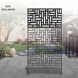 Decorative Outdoor Privacy Screen Panels, Metal Laser Cut Privacy Screen Indoor - Picture 1 of 15