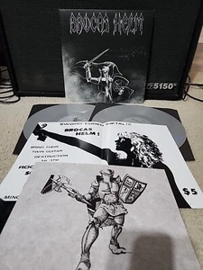 Brocas Helm Demonstration Of Might 2lp Silver Vinyl OG 1st Press 2012 W/Inserts - Picture 1 of 17