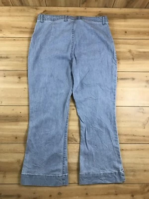 Halston Jeans Women's Size 14 Bootcut Light Wash Stretch Denim Midrise Blue  - Image 1 of 4