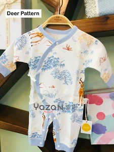 0-3 Month Infant Clothes Boys Girls Cotton Sleep Pajamas Jumpsuit - Picture 1 of 7