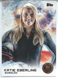 2014 Topps US Olympische BRONZE-MEDAILLE KATIE EBERLING Bob Winter Eisspiele - Bild 1 von 1