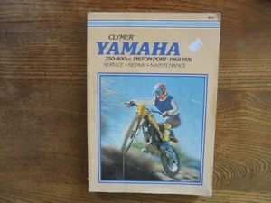 1968-76 Clymer Yamaha Motorcycle Repair &Tune-up Manual.Piston port DT,MX,RT,YZ - Picture 1 of 2