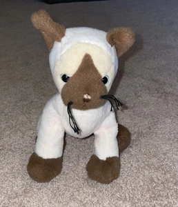 Ganz Webkinz Siamese Cat Kitten HM160 No Code Plush Stuffed - Picture 1 of 4