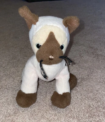 Ganz Webkinz Siamese Cat Kitten HM160 No Code Plush Stuffed - Image 1 of 4