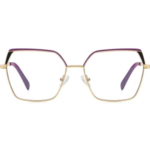 Gafas geométricas para mujeres hombres gafas finas de metal marcos hexagonales bisagras de resorte - Imagen 1 de 20