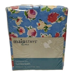 Mainstays Vinyl Flannel Back Tablecloth 52 - Picture 1 of 7
