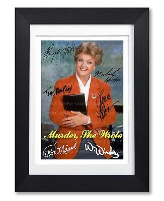 Murder She Wrote Cast Signed Poster Tv Show Season Print Photo Autograph Gift • 8.98€
