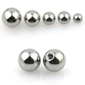 Replacement Balls (2) for 14 Gauge 6mm External Balls Steel - Picture 1 of 4