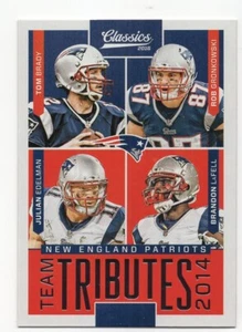 Tom Brady 2016 Panini Classics Team Tributes 2014 #8 Patriots Football Card - Picture 1 of 3