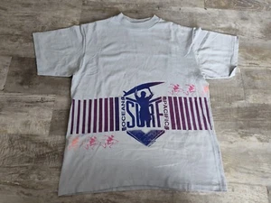 Ocean Pacific OP Vintage 80s T-Shirt Single Stitch USA Beach Surf Sz L 2-Sided - Picture 1 of 16