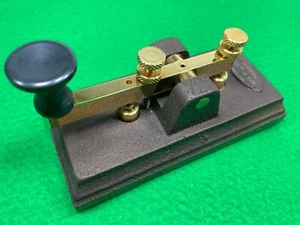 Manipulateur Morse Key Swiss Postal Telegraph cw Marconi I2RTF - Photo 1/11